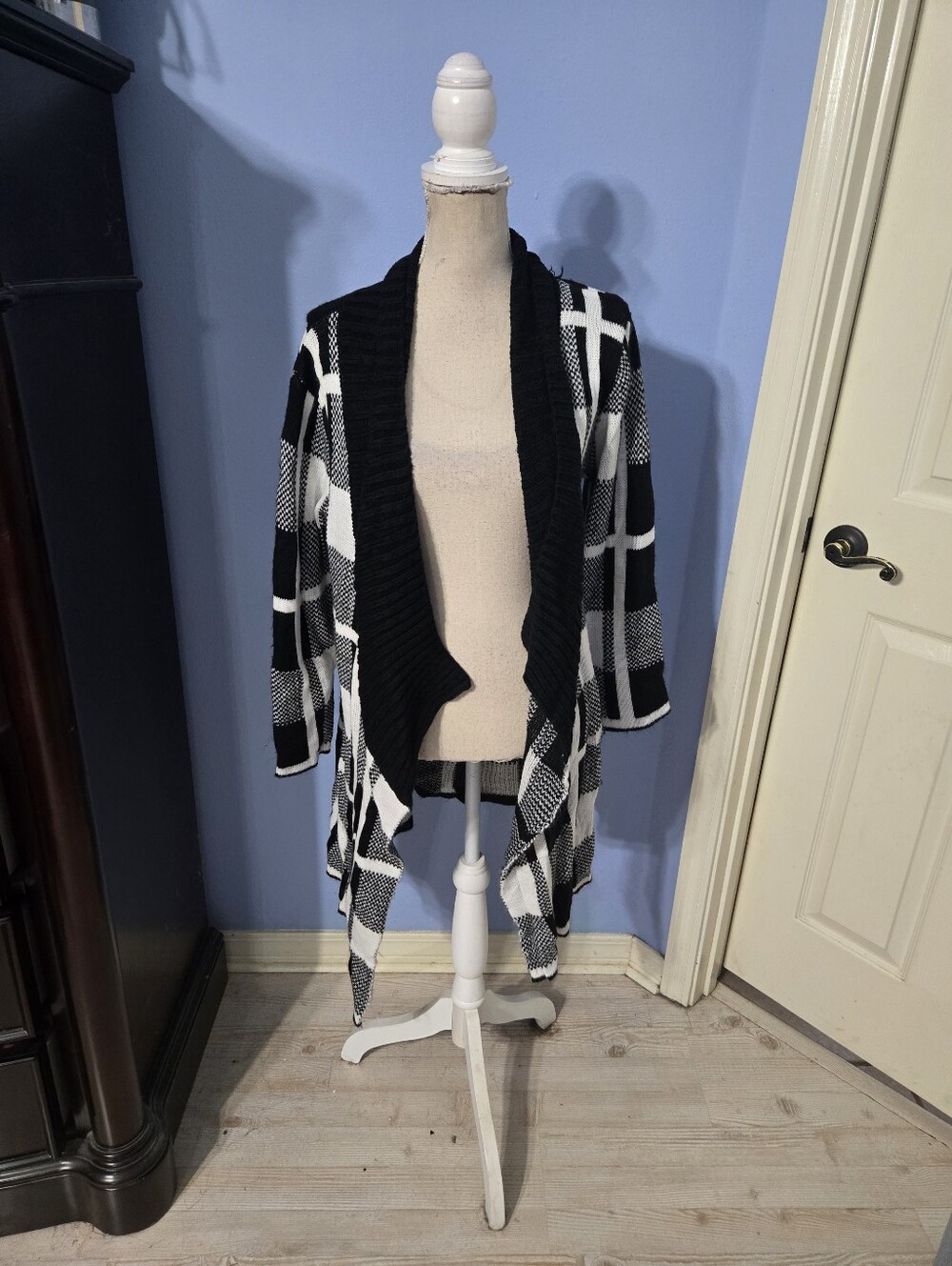 Bestow Women's 1XL Duster Cardigan Sweater